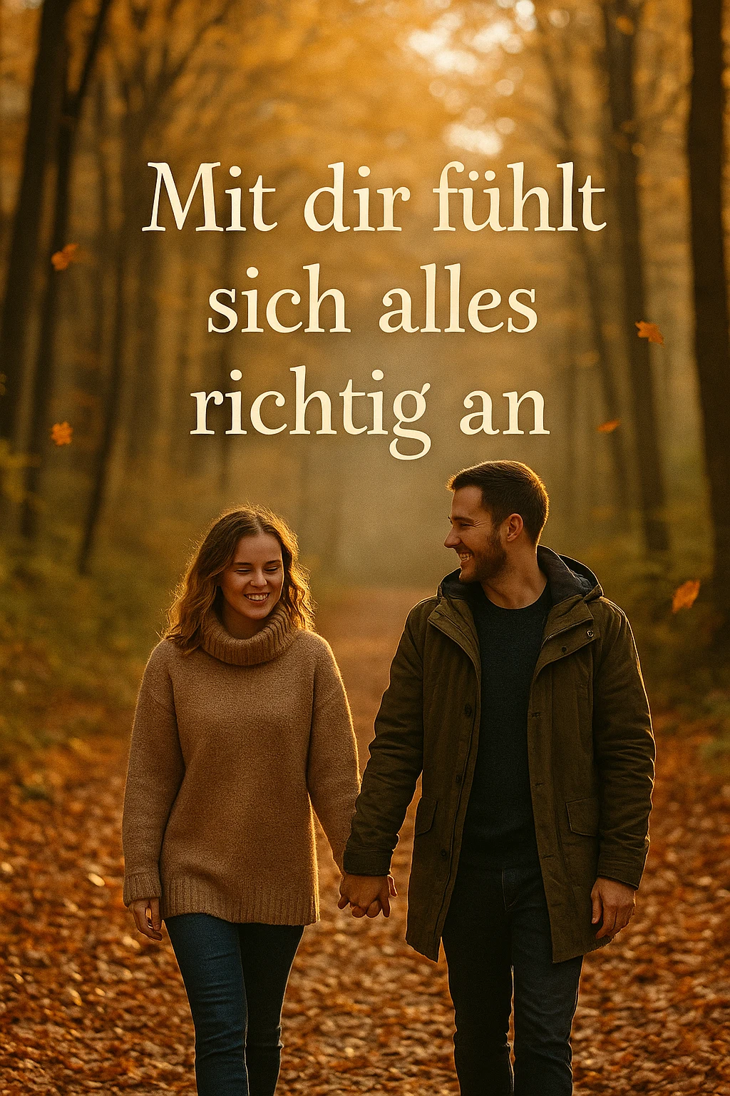 Liebesbilder Herz – 10 liebevolle Bildideen mit Herzmotiv & Spruch 2 Herzbild 2 Waldweg