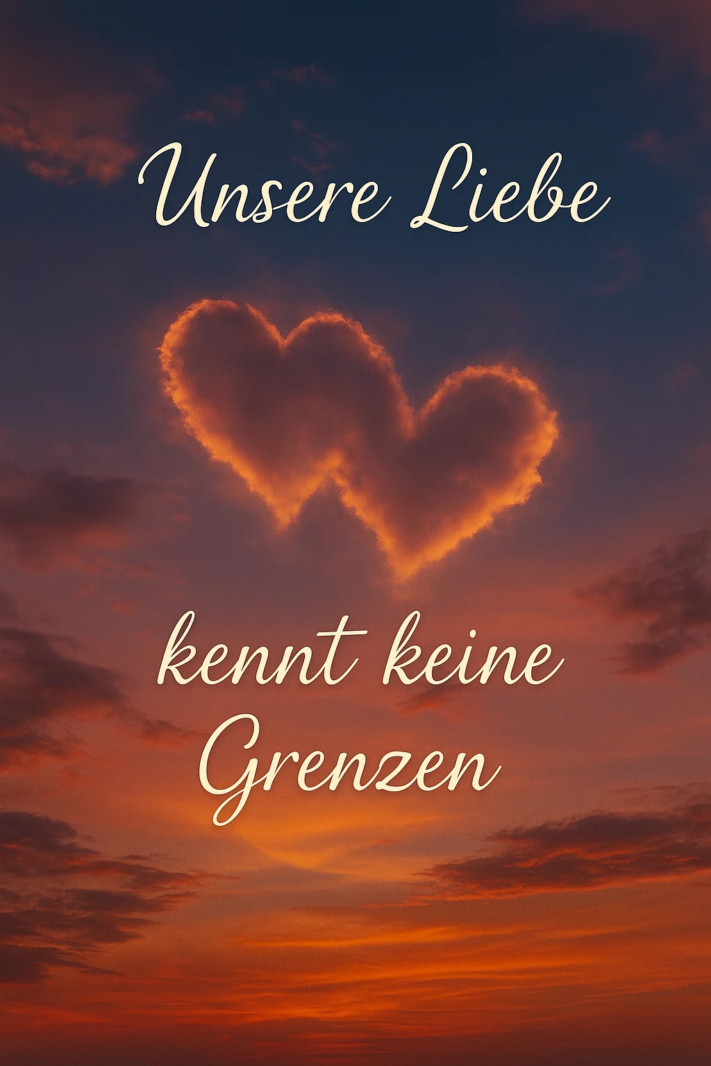 Liebesbilder Herz – 10 liebevolle Bildideen mit Herzmotiv & Spruch 8 Herzbild 8 Himmel & Wolken