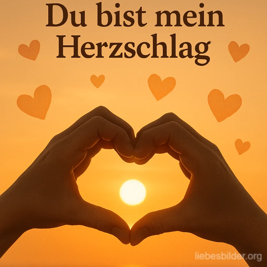 Herzensliebe zeigen Herz auf Händen