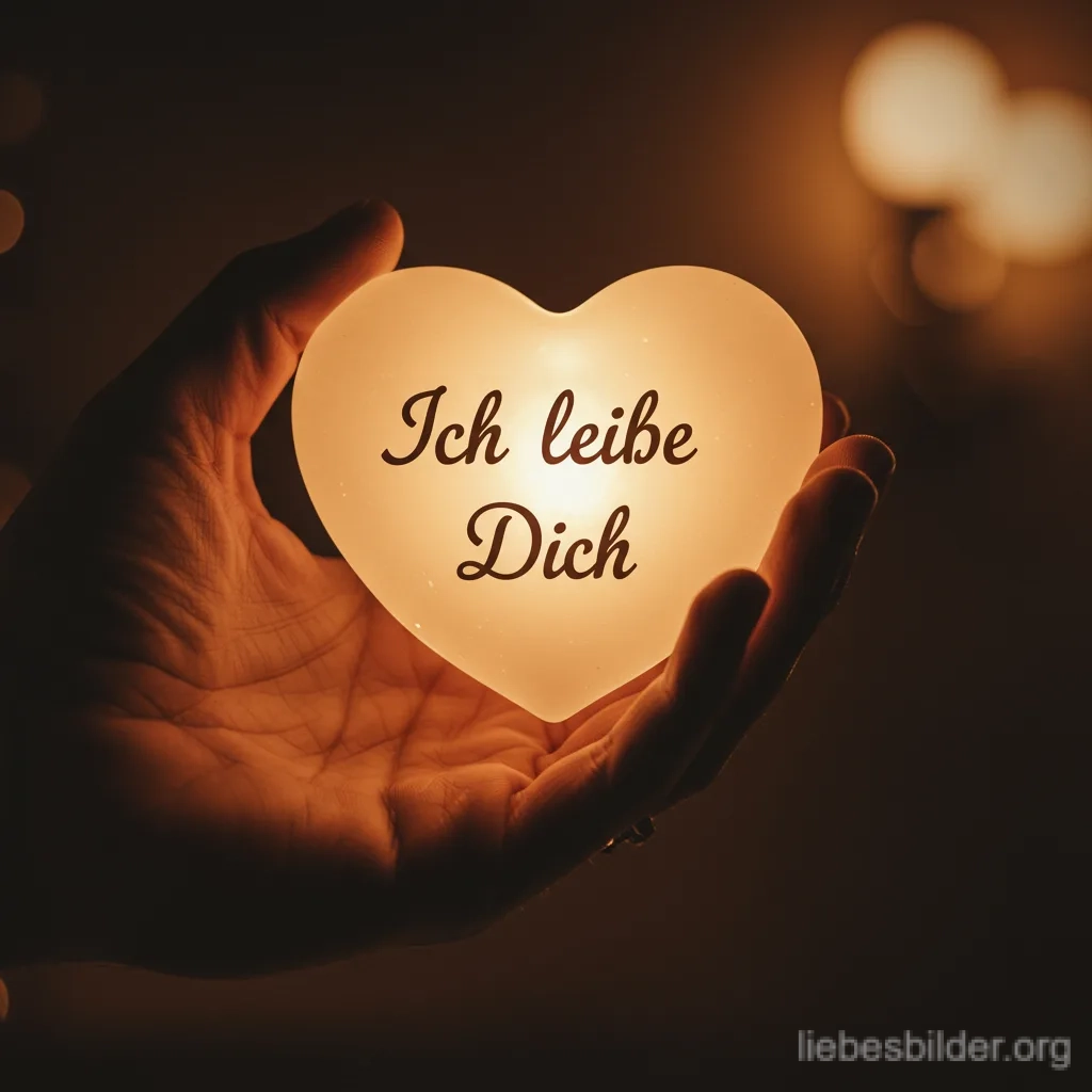 Liebesbilder für WhatsApp – Herz aus Rosen
